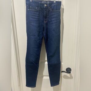 Athleta Sculptek Stretch High Rise Dark Rinse Ultra Skinny Jeans